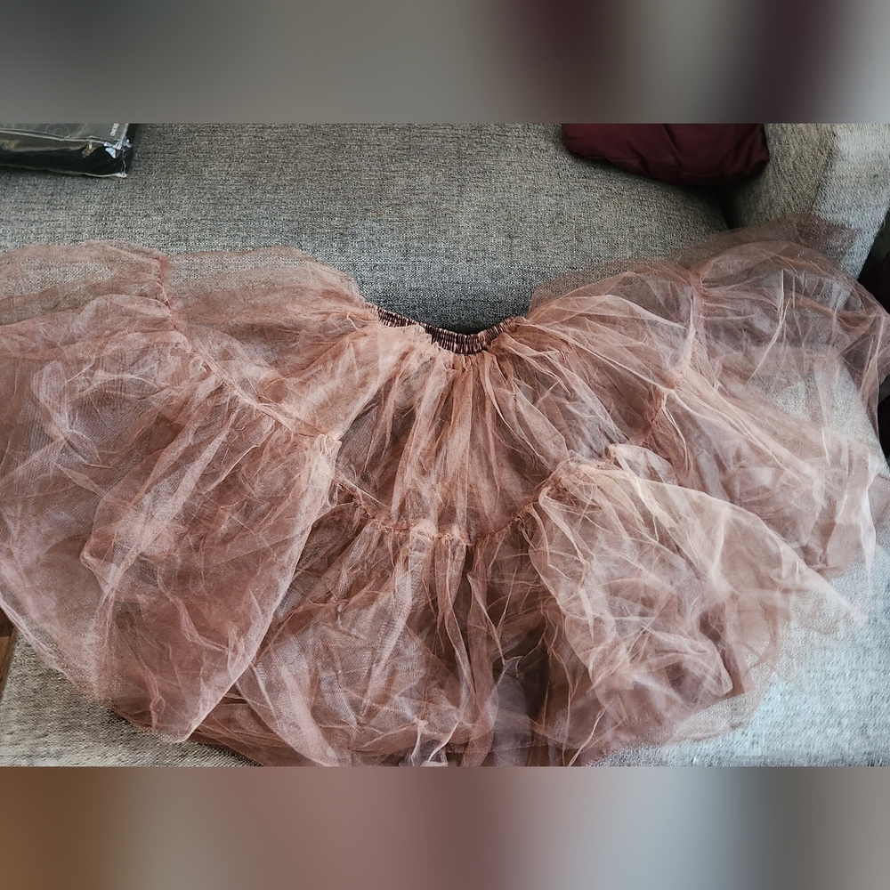 Plus Size Brown Tutu